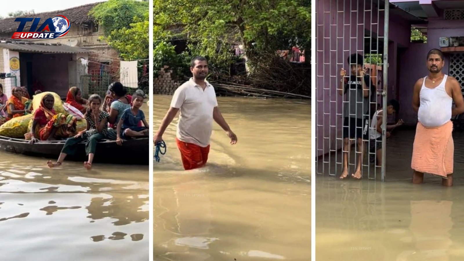 पटना में बाढ़ का संकट, बिहार में 5 जगह खतरे के निशान से ऊपर बह रही गंगा