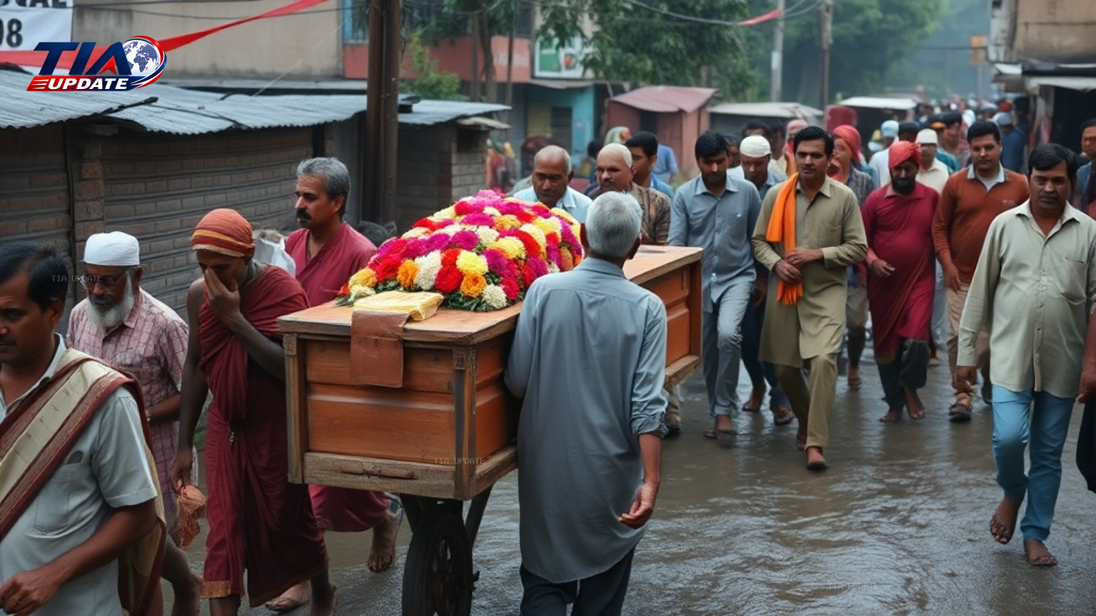 छत्तीसगढ़: भारी बारिश के बाद दुर्ग के गांव में दर्दनाक नजारा, कमर तक पानी में ग्रामीणों को निकालनी पड़ी शव यात्रा